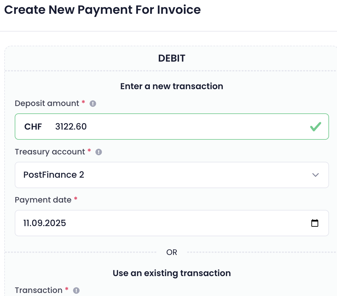 Gestion des Paiements et Trésorerie